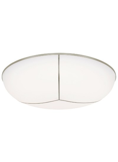 Foto para 35w 1252lm Tegan 27k Acrylic Diffuser Satin Nickel 90cri Tegan Flush Mount Ceiling sn-LED927