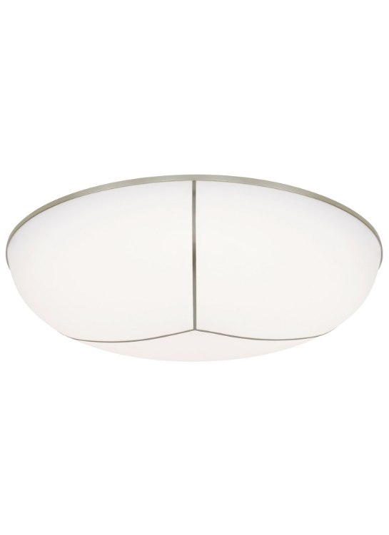 Foto para 35w 1252lm Tegan 27k Acrylic Diffuser Satin Nickel 90cri Tegan Flush Mount Ceiling sn-LED927