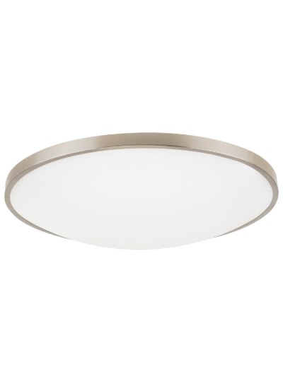 Foto para 33w Vance 30k Frosted Glass Diffuser Satin Nickel 90cri Vance 18 Flush Mount 18IN SN -LED930