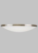 Foto para 45w Vance 27k Frosted Glass Diffuser Aged Brass 90cri Vance 24 Flush Mount 24IN AB -LED927