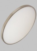 Foto para 45w Vance 27k Frosted Glass Diffuser Aged Brass 90cri Vance 24 Flush Mount 24IN AB -LED927