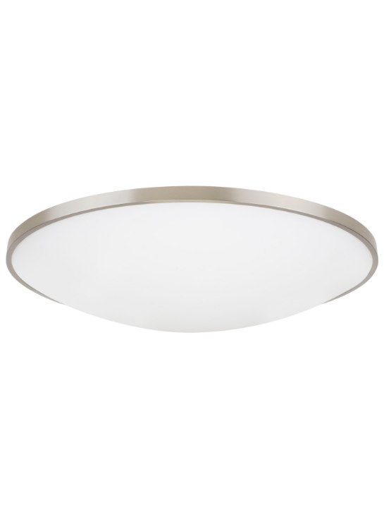 Foto para 45w Vance 27k Frosted Glass Diffuser Satin Nickel 90cri Vance 24 Flush Mount 24IN SN -LED927-277