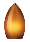 Picture of 50w Firefrost Satin Nickel MP-Firefrost Pend amber, sn