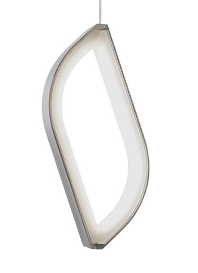 Foto para 6w Folium Satin Nickel MP-Folium Pendant SN, sn, -LED