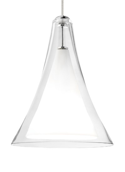 Foto para 8w 500lm Melrose 30k Satin Nickel 80cri MP-Melrose II Pendant CLsn-LEDS830