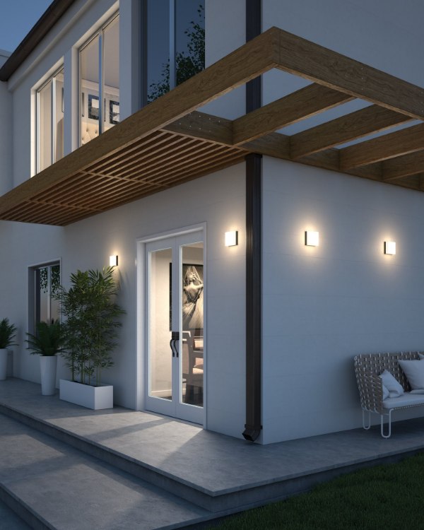 Picture of 12w Boxie 40k Bronze 90cri Boxie Small Outdoor Wall/Ceiling  Small 80 CRI 400