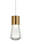 Foto para 9w Alva 22k Aged Brass 90cri TD-Alva Pendant 11 WH AB -LED922