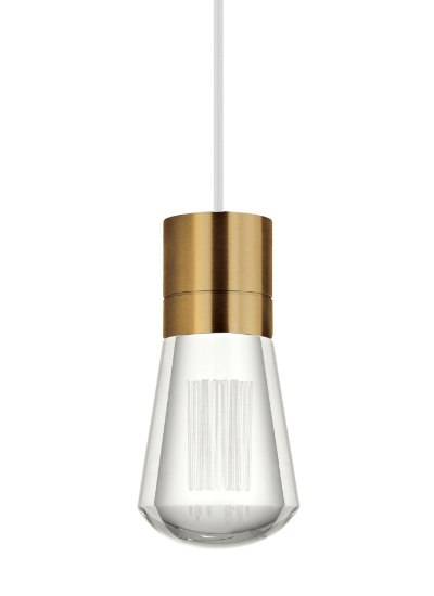 Foto para 9w Alva 30k Aged Brass 90cri TD-Alva Pendant 11 WH AB -LEDWD