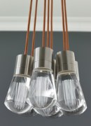 Foto para 9w Alva 22k Satin Nickel 90cri TD-Alva Pendant 11 WH SN -LED922