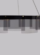 Picture of 20w Stratos 27k Transparent Glass 90cri Stratos Chandelier 24IN FS-LED927