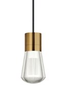 Foto para 9w Alva 22k Aged Brass 90cri TD-Alva Pendant 11 BK AB -LED922