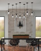 Foto para 9w Alva 30k Satin Nickel 90cri TD-Alva Pendant 11 BK SN -LEDWD