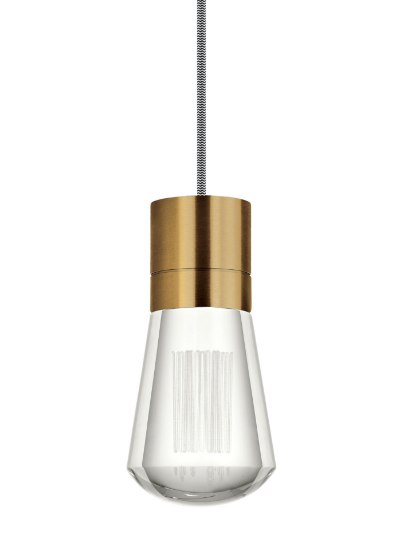 Foto para 9w Alva 22k Aged Brass 90cri TD-Alva Pendant 11 BK/WH AB -LED922