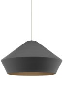 Foto para 75w 1680lm Brummel Black TD-Brummel Grande Pendant WH BK