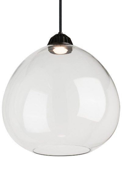 Foto para 9w Bristol 30k Black 90cri TD-Bristol Pendant LG, CL, bk, -LED930