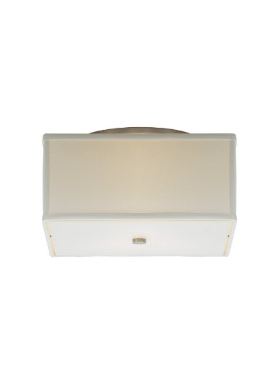 Picture of 40w 730lm Chambers 30k Satin Nickel 80cri Chambers Ceiling lg wht sn-LED830-277