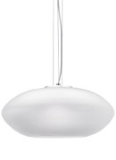 Foto para 9.5w Circulet 27k Satin Nickel E26 Medium Base A19 90cri TD-Circulet Grande Pendant WH SN -LED927