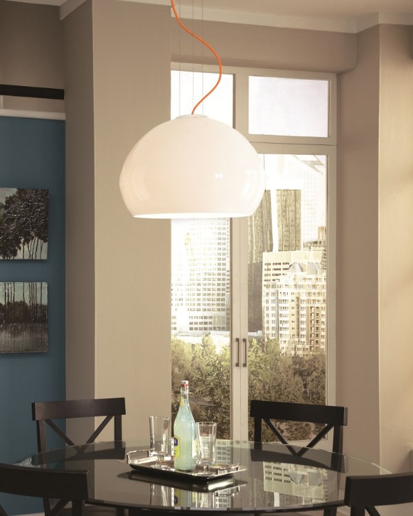 Foto para 15w Cleo 30k Satin Nickel E26 Medium Base G40 90cri TD-Cleo Pendant GD WH RD SN -LED830
