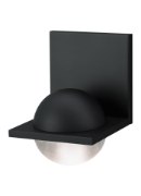 Foto para 9w Sphere Rubberized Black Sphere Wall CR BL LEDWD 1