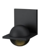 Foto para 9w Sphere Rubberized Black Sphere Wall SM BL LEDWD 1