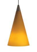 Picture of 8w Cone 30k Chrome 80cri MO-Cone Pend amber, ch LED