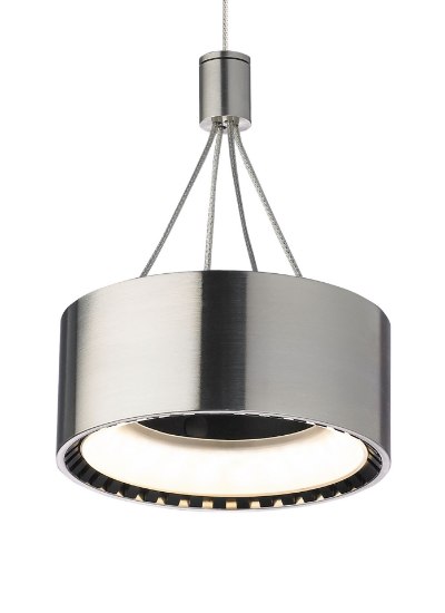 Picture of 8w Corum 30k Satin Nickel 80cri MO-Corum Pendant sn, -LED830