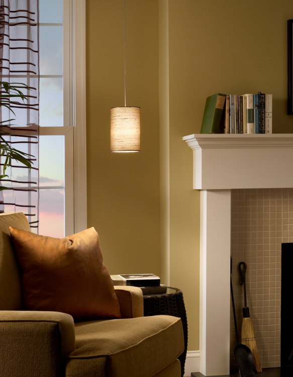 Foto para 8w Fab 30k Satin Nickel 80cri MO-Fab Pend white, sn LED