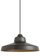 Foto para 75w Zevo Aluminum Fossil Gray Medium Base Zevo Pendant FG No Lamp