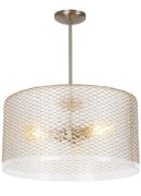 Picture of 60w 1786lm Lania 23k Glass Medium Base ST19 80cri Lania Grande Pendant CR LED823