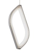 Foto para 6w Folium Satin Nickel MO-Folium Pendant SN, sn, -LED