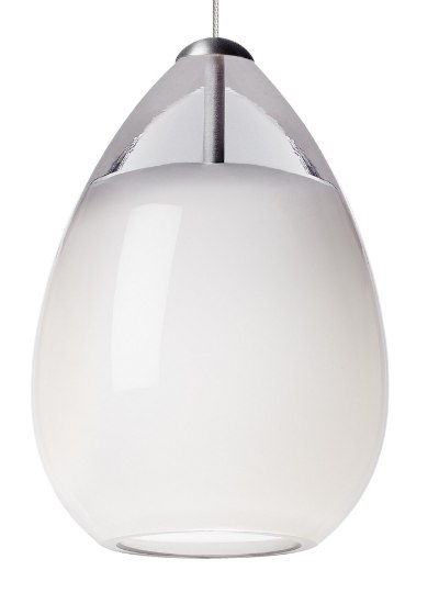 Foto para 8w Alina 30k Chrome 80cri MO-Alina Pend White, ch-LED