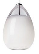 Foto para 8w Alina 30k Satin Nickel 80cri MO-Alina Pend White, sn-LED