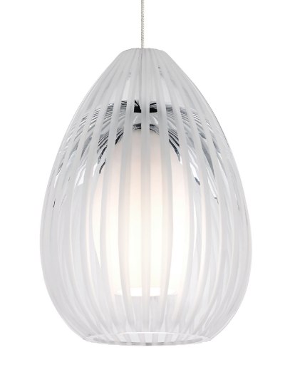 Picture of 35w Ava Satin Nickel MO-Ava Pendant Clear, sn