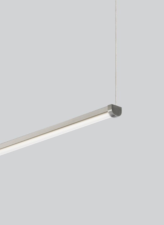 Foto para 16w Rae 30k Satin Nickel 90cri MO-Rae Linear Suspension 300lm/ft, 48IN, sn, -LED9