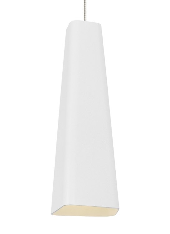 Foto para 8w 500lm Rhonan 30k Chrome 80cri MO-Rhonan Pendant WH/WH ch-LEDS830