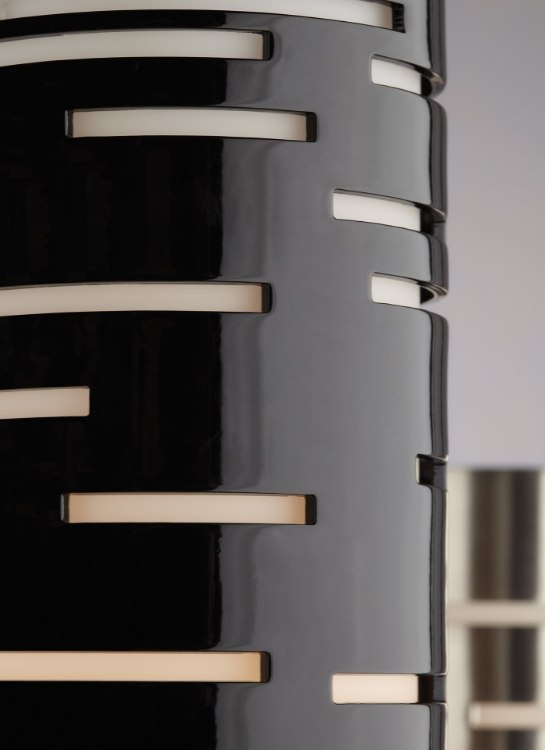 Picture of 8w Revel 30k Satin Nickel 80cri MO-Revel Pendant BLK, sn-LED