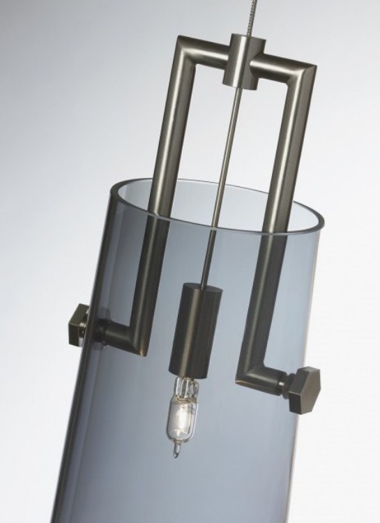 Picture of Revere Black/Satin Nickel MO-Revere Pendant White, bs