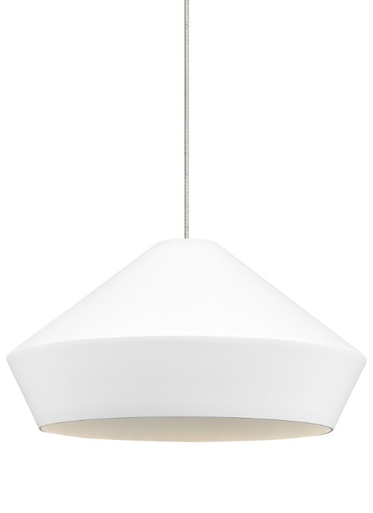 Foto para 8w 500lm Brummel 30k Satin Nickel 80cri MO-Brummel Pendant WHsn-LEDS830