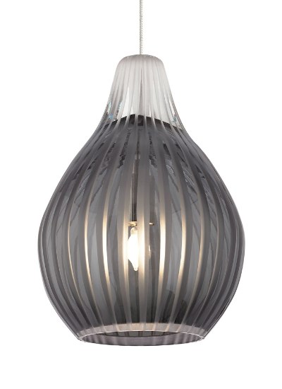 Picture of 20w Avery Satin Nickel MP-Avery Pendant Smoke, sn