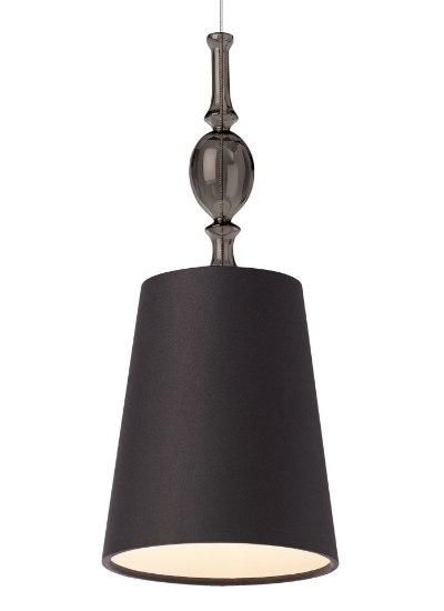 Foto para 8w Kiev 30k Satin Nickel 80cri MO-Kiev Pend blk clr, sn LED