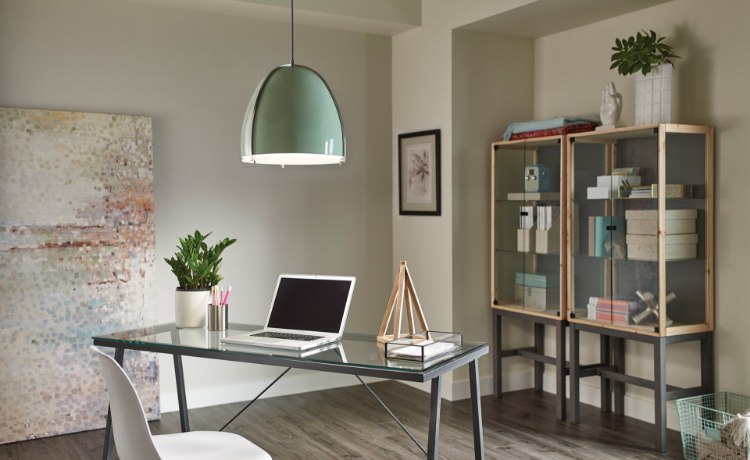 Picture of Paravo 27k Fiberglass Gloss White/Satin Nickel 90cri TD-Paravo Pendant WH/SN-LED927