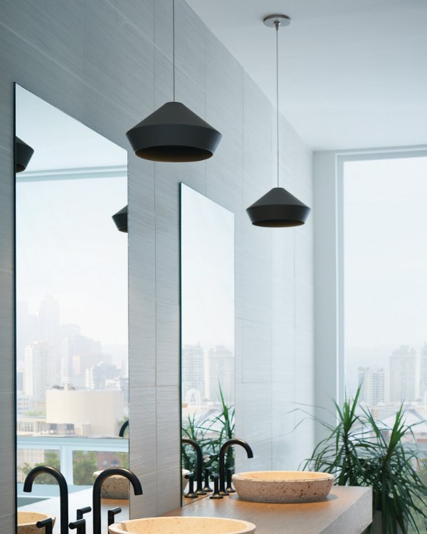 Foto para 8w 500lm Brummel 30k Satin Nickel 80cri MP-Brummel Pendant GYsn-LEDS830