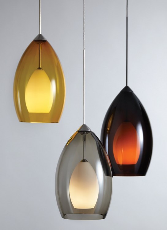 Picture of 35w Fire Satin Nickel MP-Fire Pend amber, sn