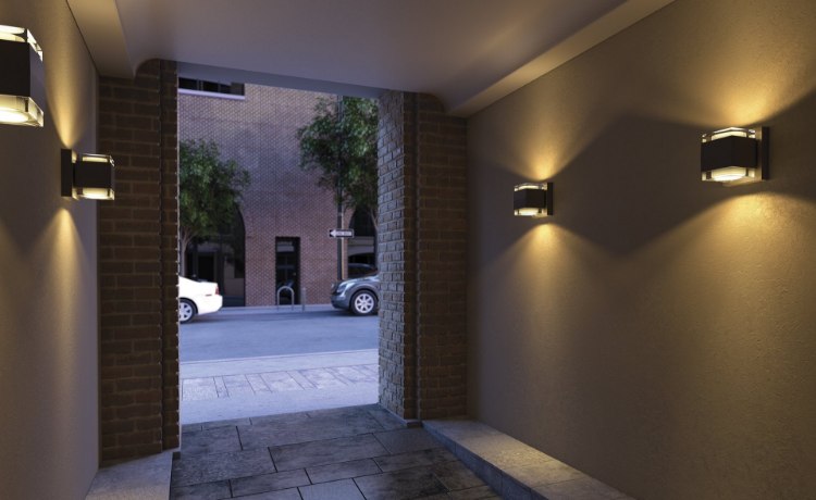 Picture of Voto 40k Bronze 80cri Voto Large 80 CRI 4000K 8IN BZ Uplight/Downlight U