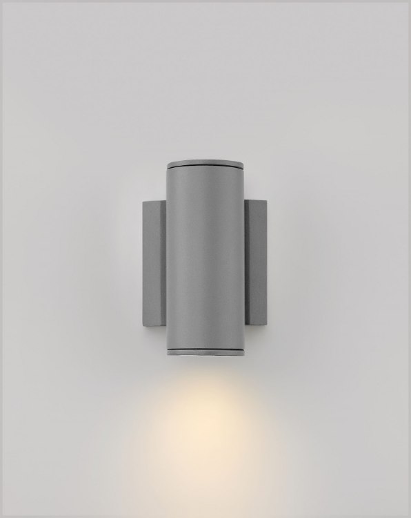 Picture of 5w Outdoor Kore LED Etched Lens Titanium Medium Wall Mount