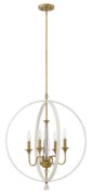 Foto para 60w Chandelier Waverly CAND Warm White Stem Hung Single Tier