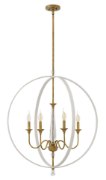 Foto para 60w Chandelier Waverly CAND Warm White Stem Hung Foyer