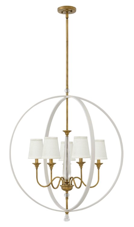 Picture of 60w Chandelier Waverly CAND Warm White Stem Hung Foyer