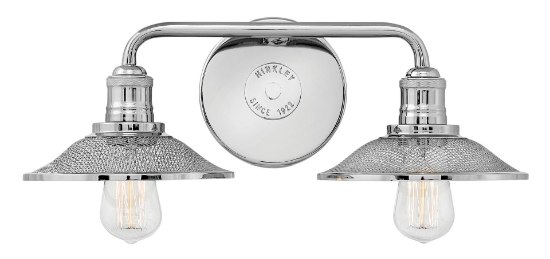 Foto para 100w Bath Rigby MED Polished Nickel Bath Two Light