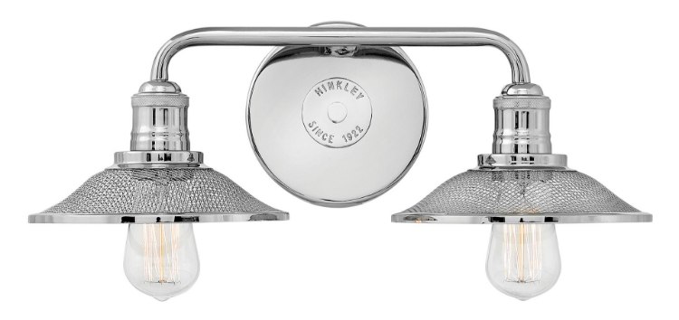 Foto para 100w Bath Rigby MED Polished Nickel Bath Two Light